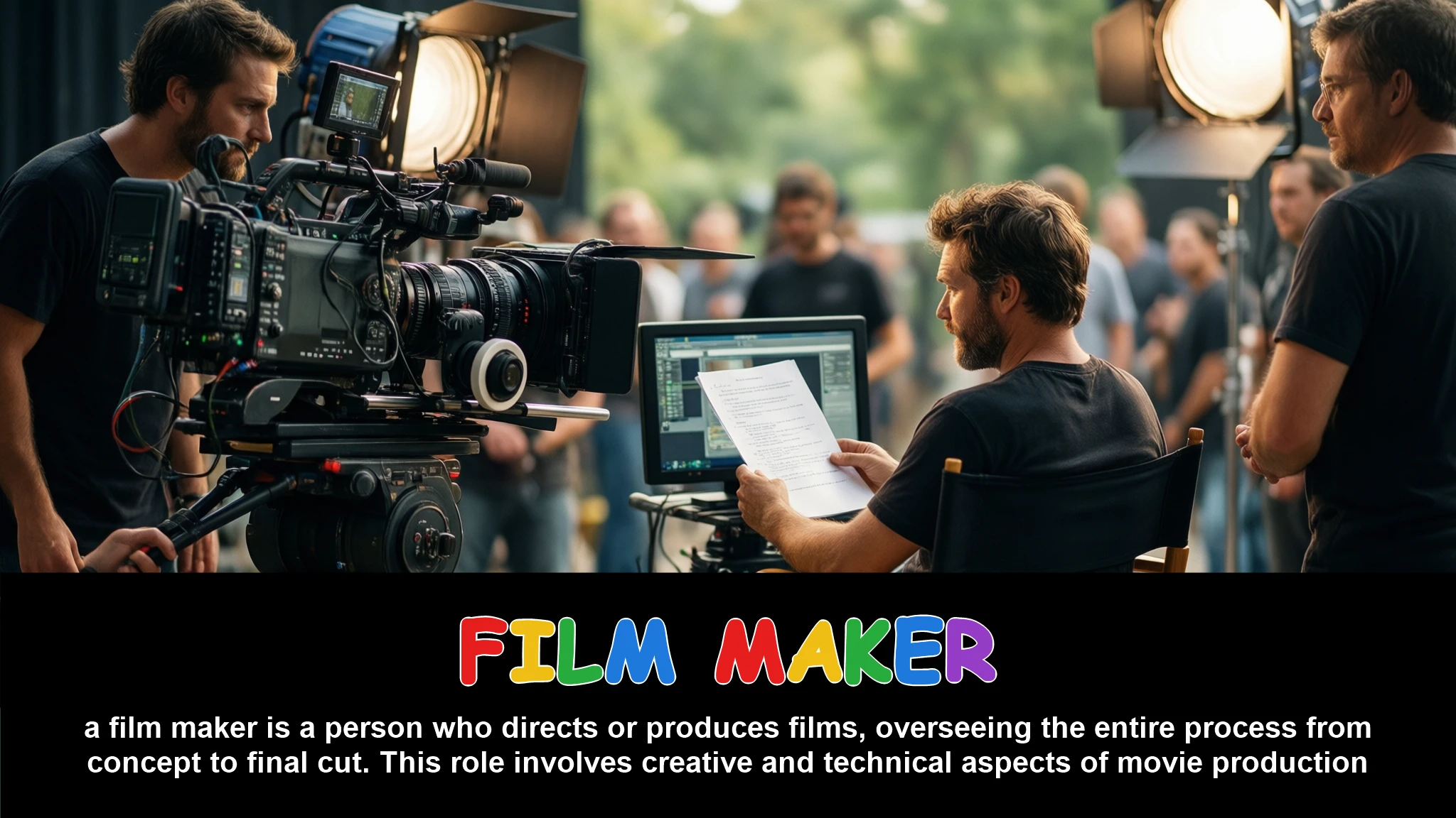English Illustration for film maker